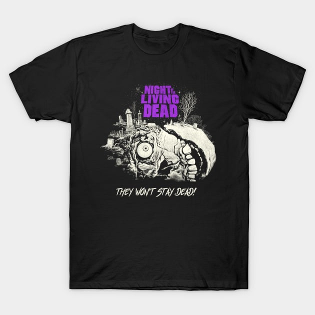 They Won't Stay Dead! T-Shirt by darklordpug